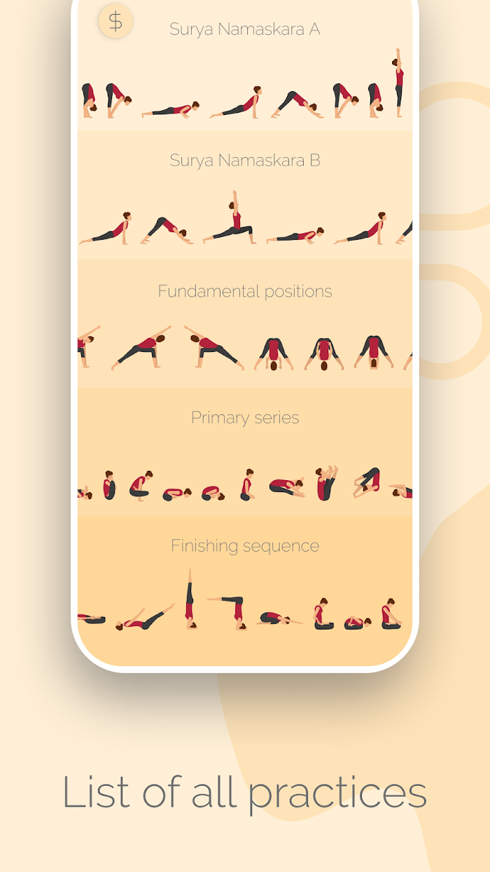 Ashtanga Yoga - app screenshot