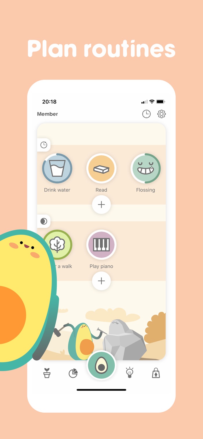 Avocation - app screenshot