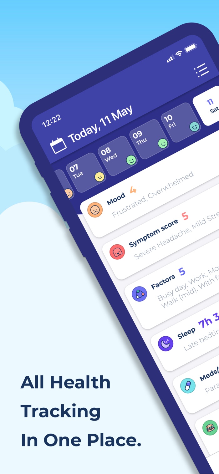 Bearable - app screenshot