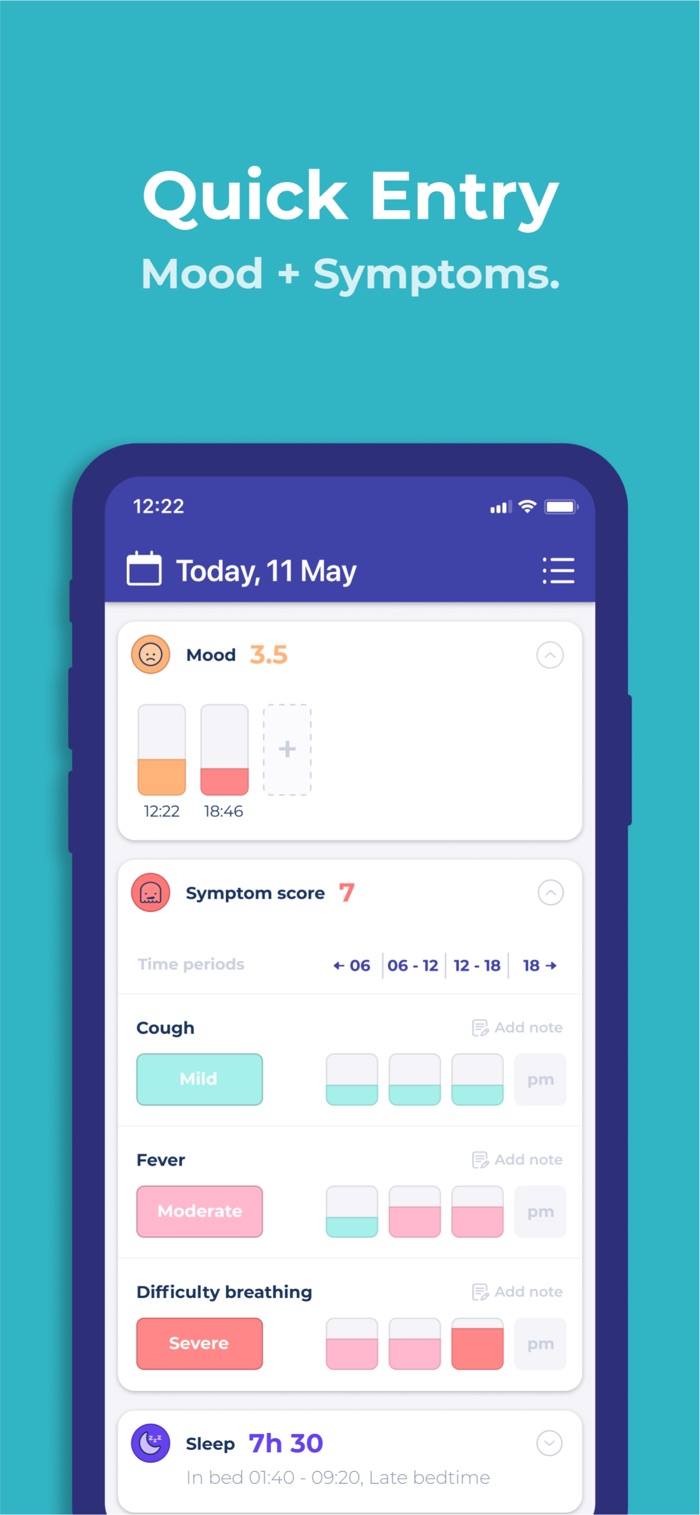 Bearable - app screenshot