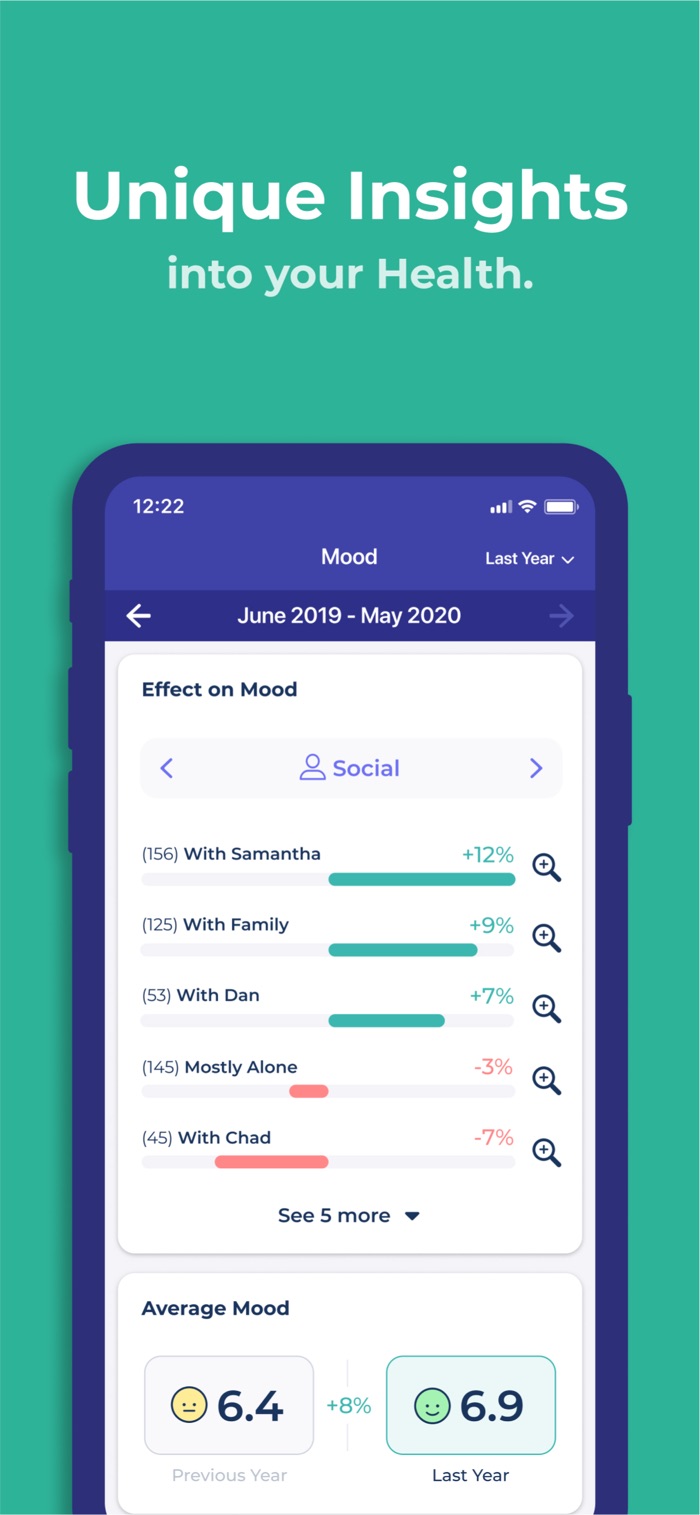 Bearable - app screenshot