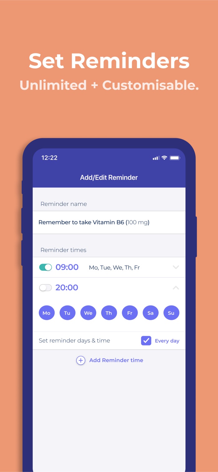 Bearable - app screenshot