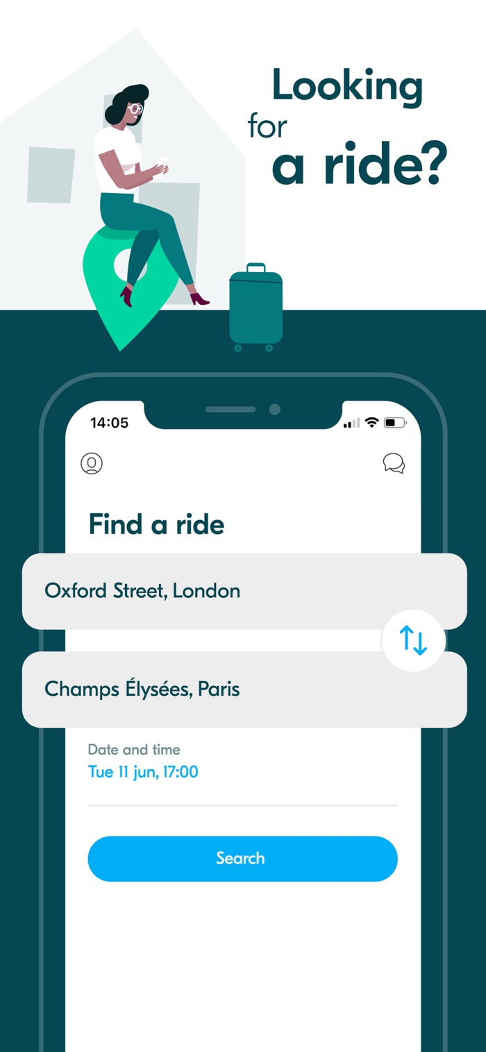 BlaBlaCar - app screenshot