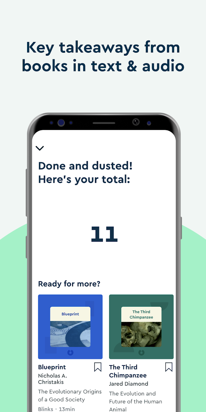 Blinkist - app screenshot