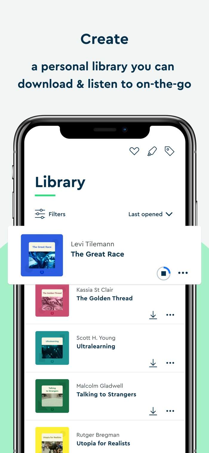 Blinkist - app screenshot