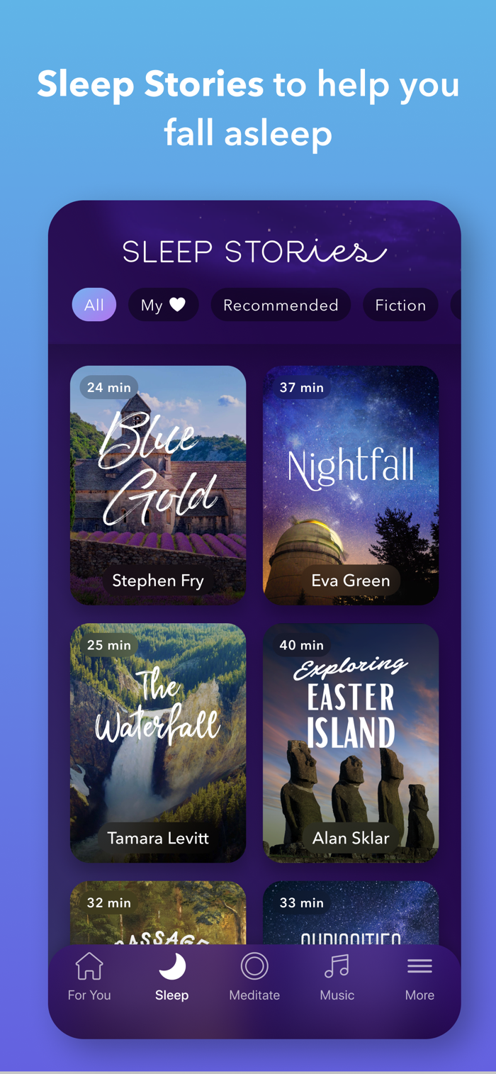 Calm - app screenshot