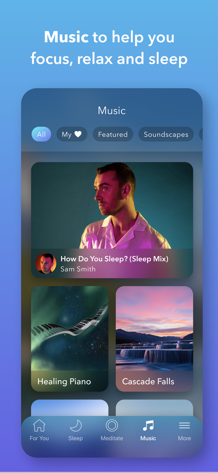 Calm - app screenshot
