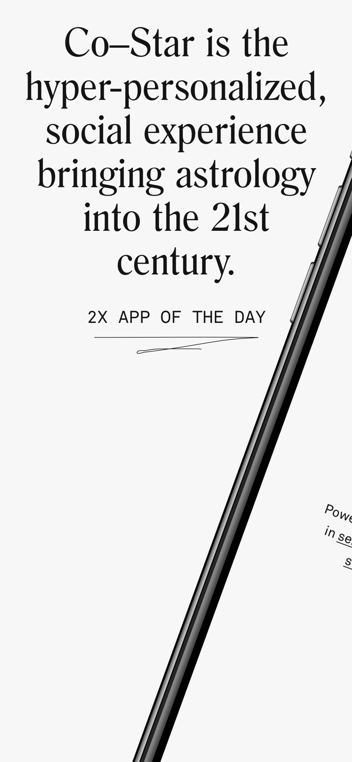 Co–Star - app screenshot