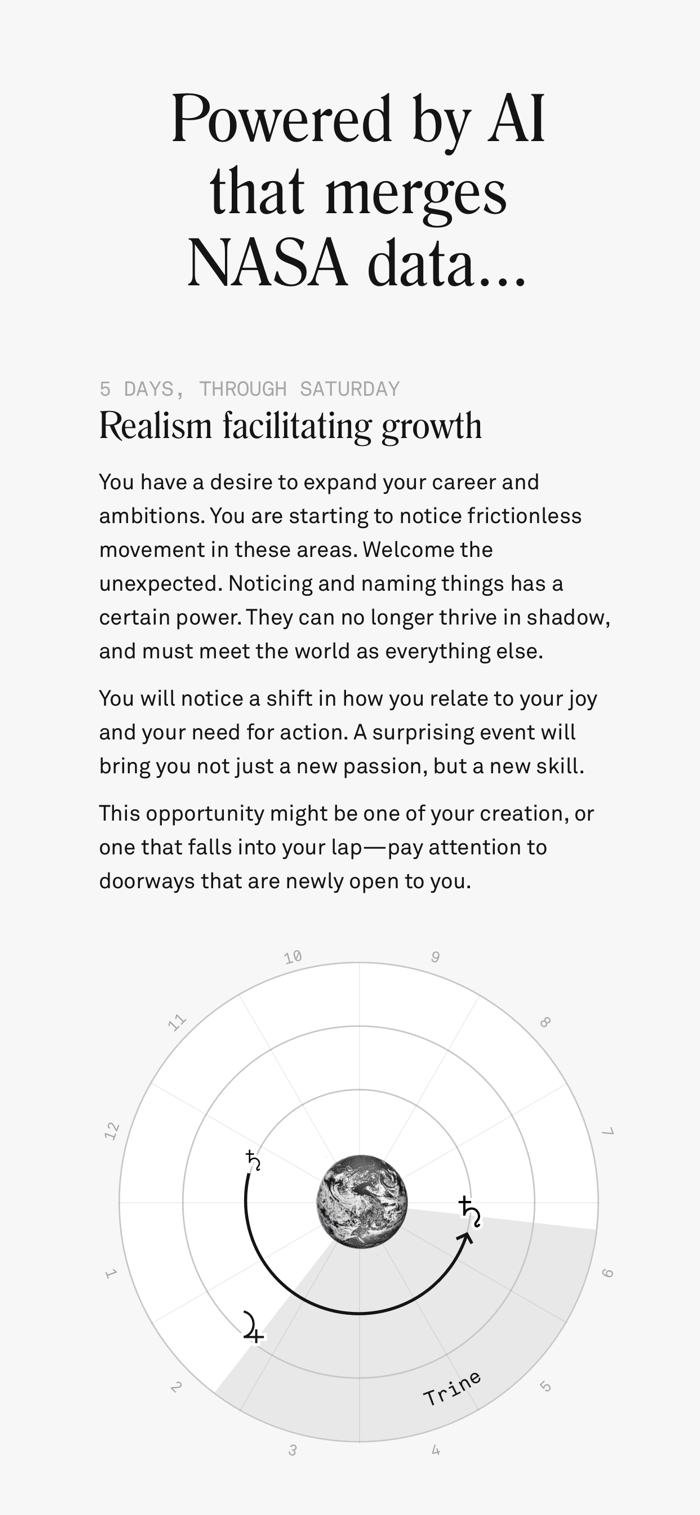 Co–Star - app screenshot