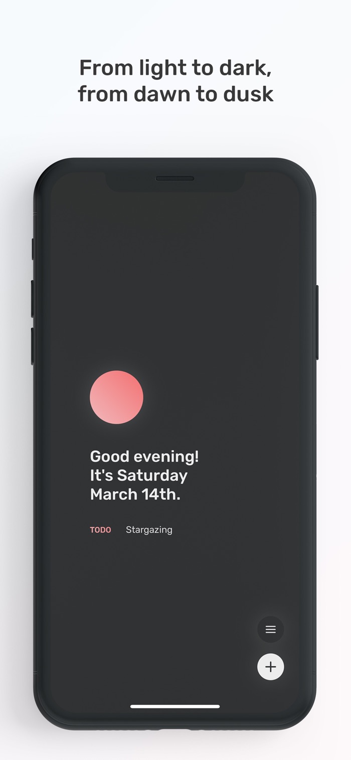 Dawn - app screenshot
