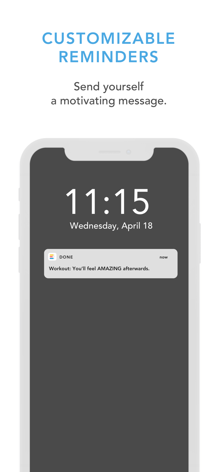 Done - app screenshot