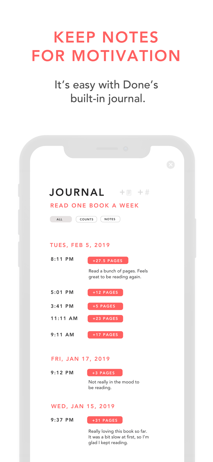 Done - app screenshot