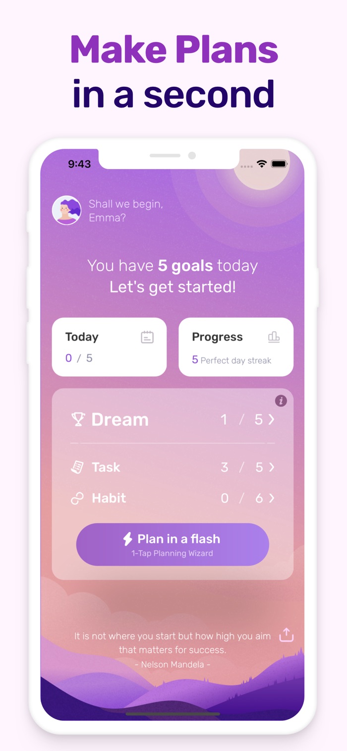 Dreamfora - app screenshot