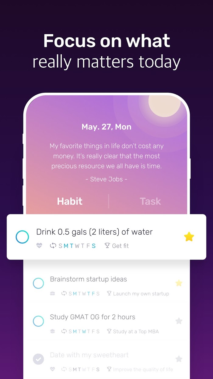 Dreamfora - app screenshot
