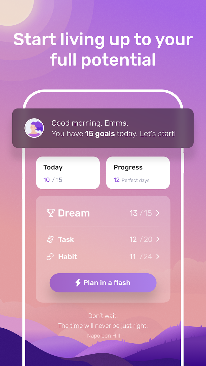 Dreamfora - app screenshot
