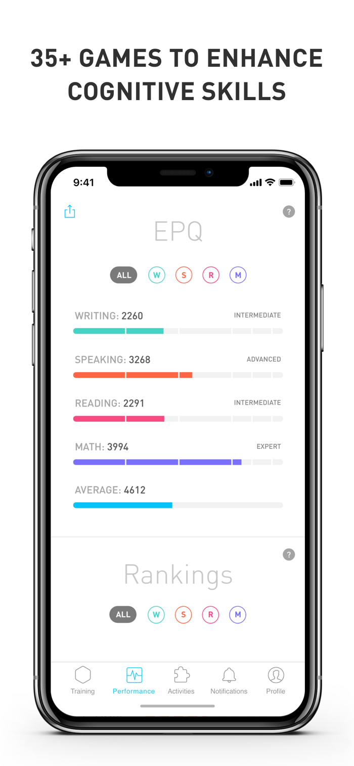 Elevate - app screenshot