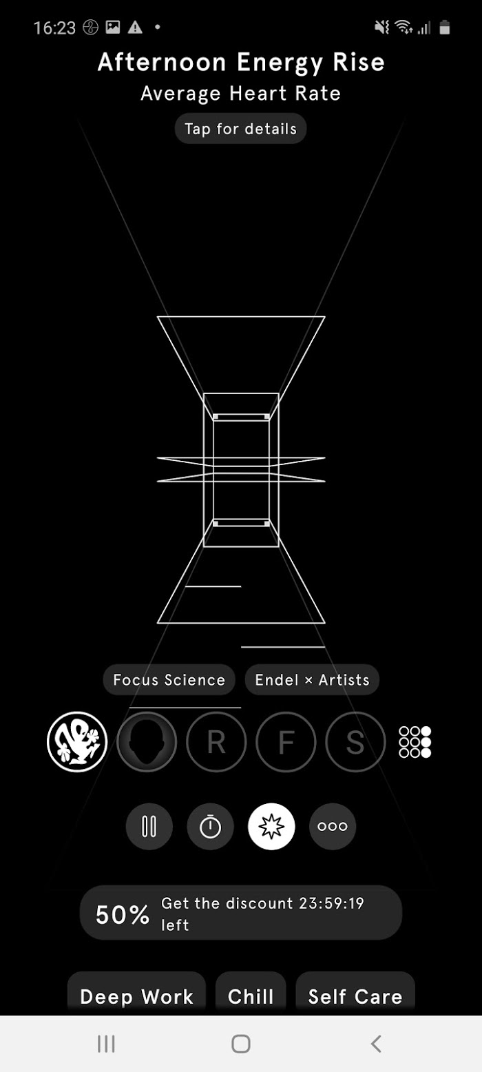 Endel - app screenshot