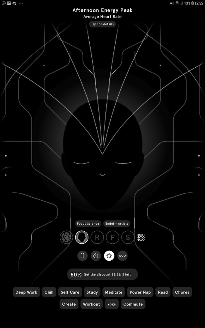 Endel - app screenshot