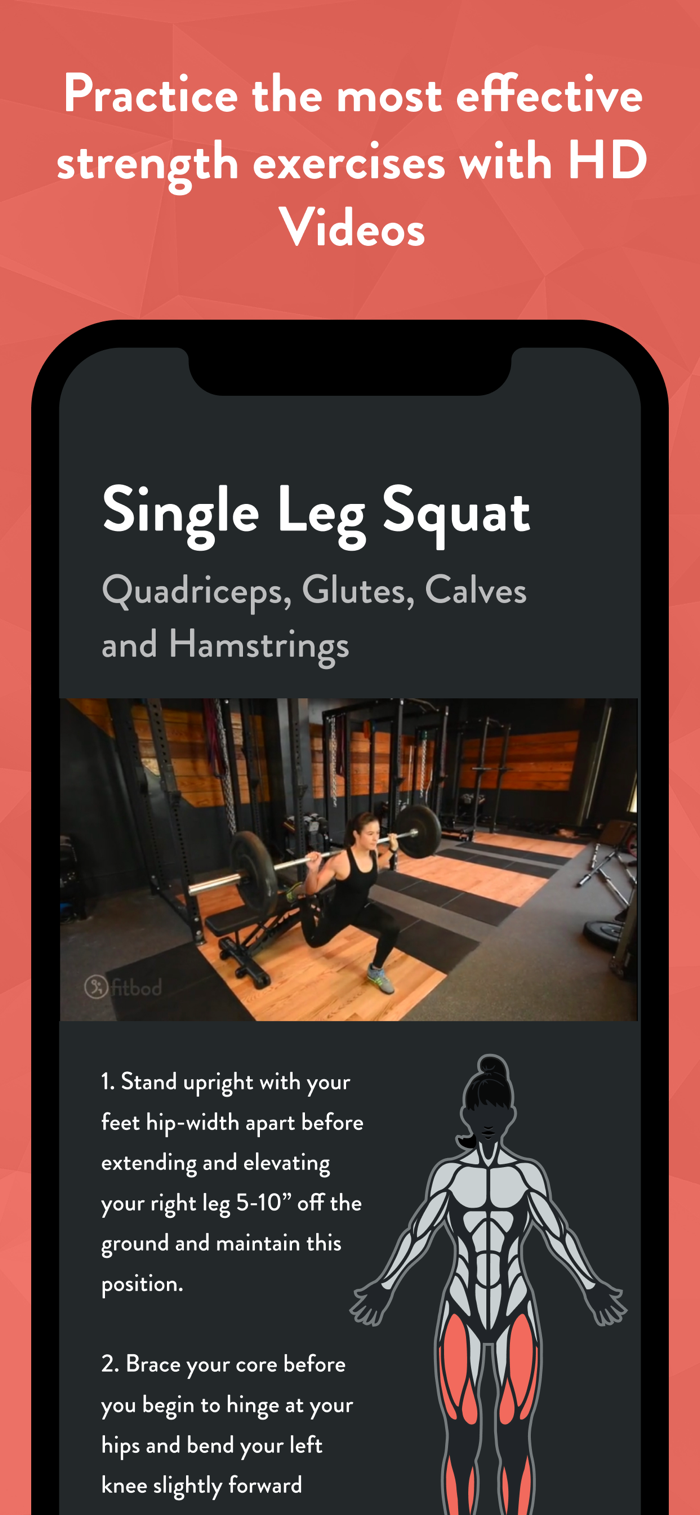 Fitbod - app screenshot
