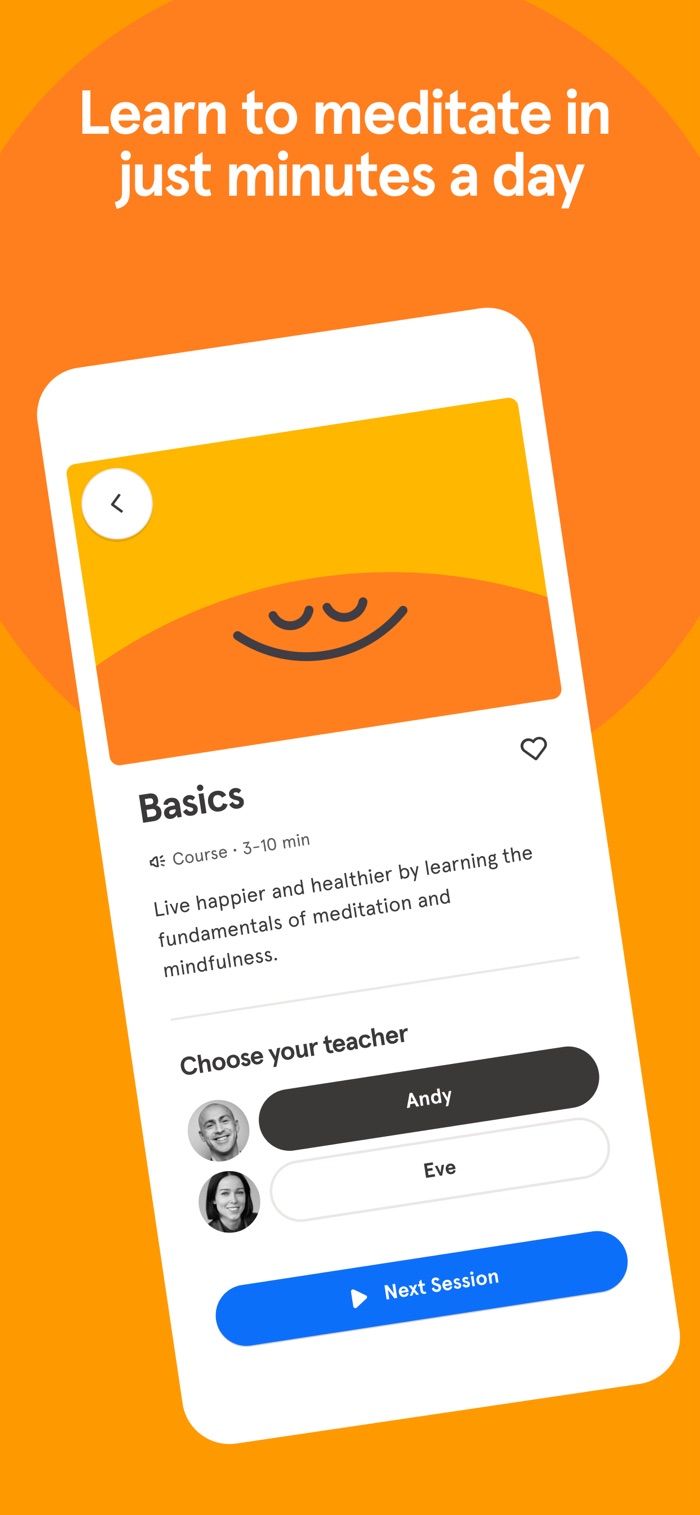 Headspace - app screenshot