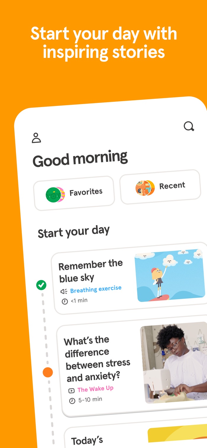 Headspace - app screenshot