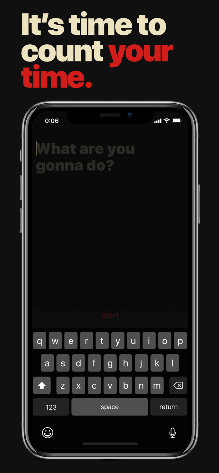 Hourly - app screenshot