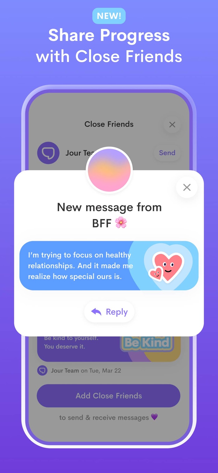 Jour - app screenshot