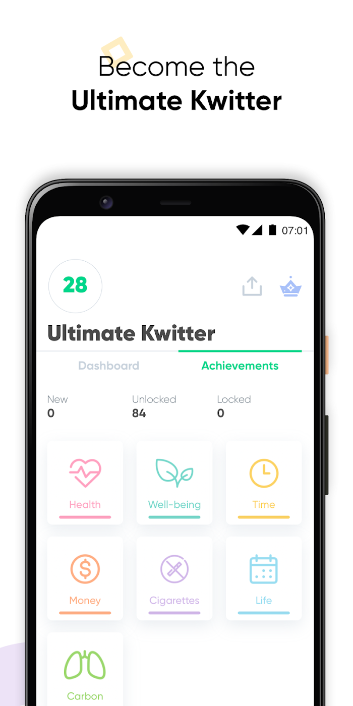 Kwit - app screenshot