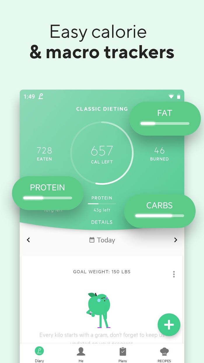 Lifesum - app screenshot