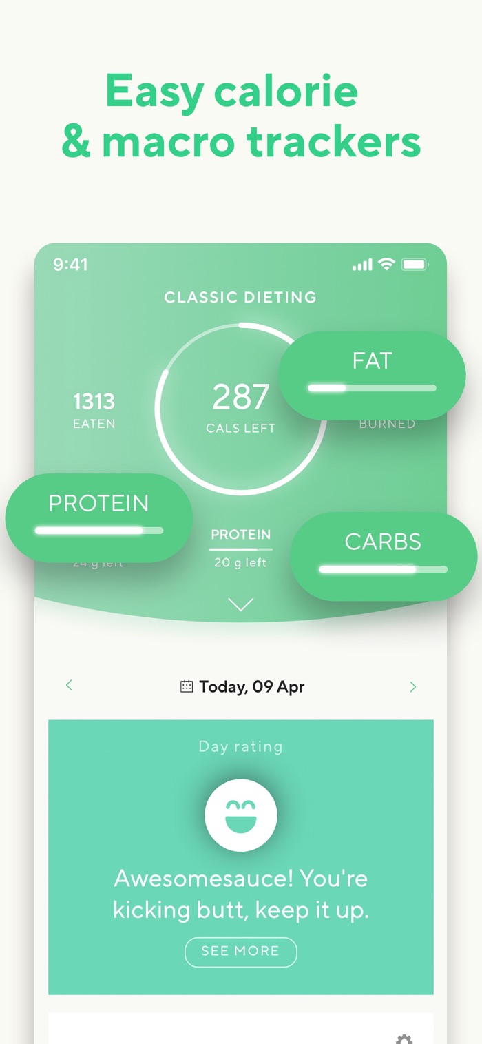 Lifesum - app screenshot