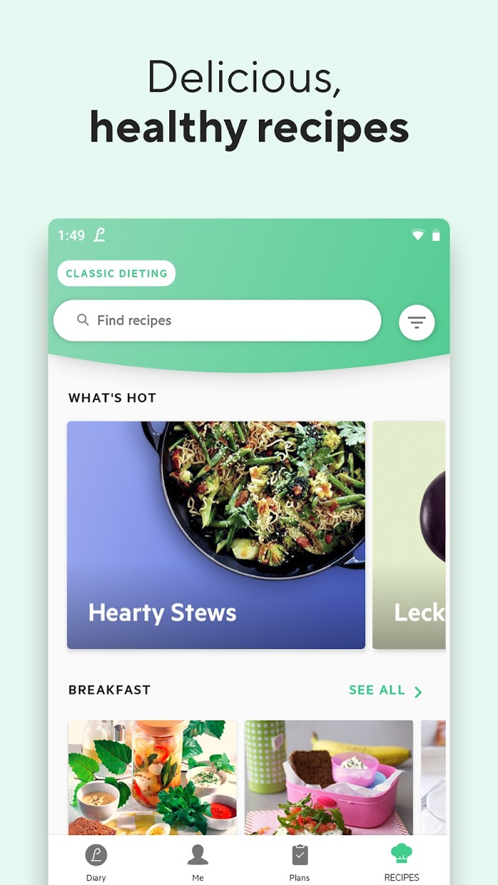 Lifesum - app screenshot