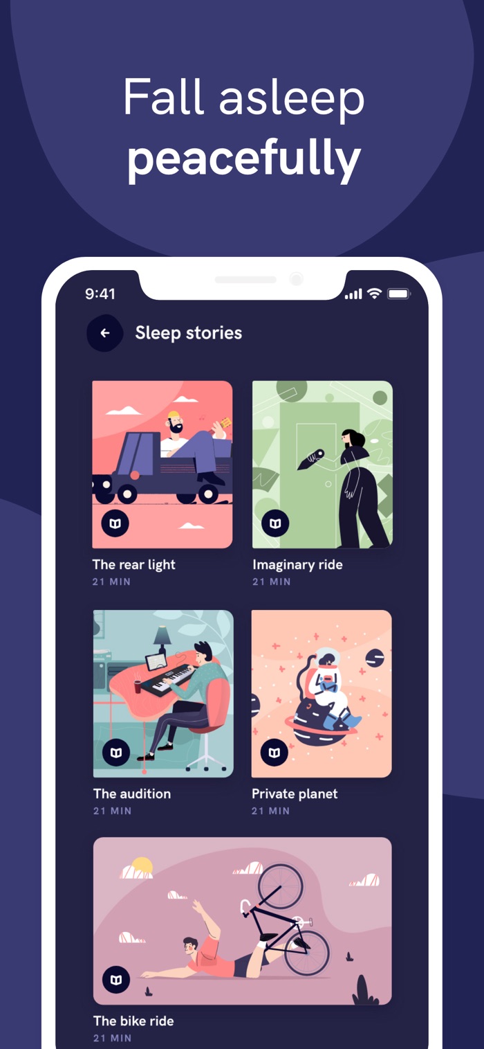 Meditation Nest - app screenshot