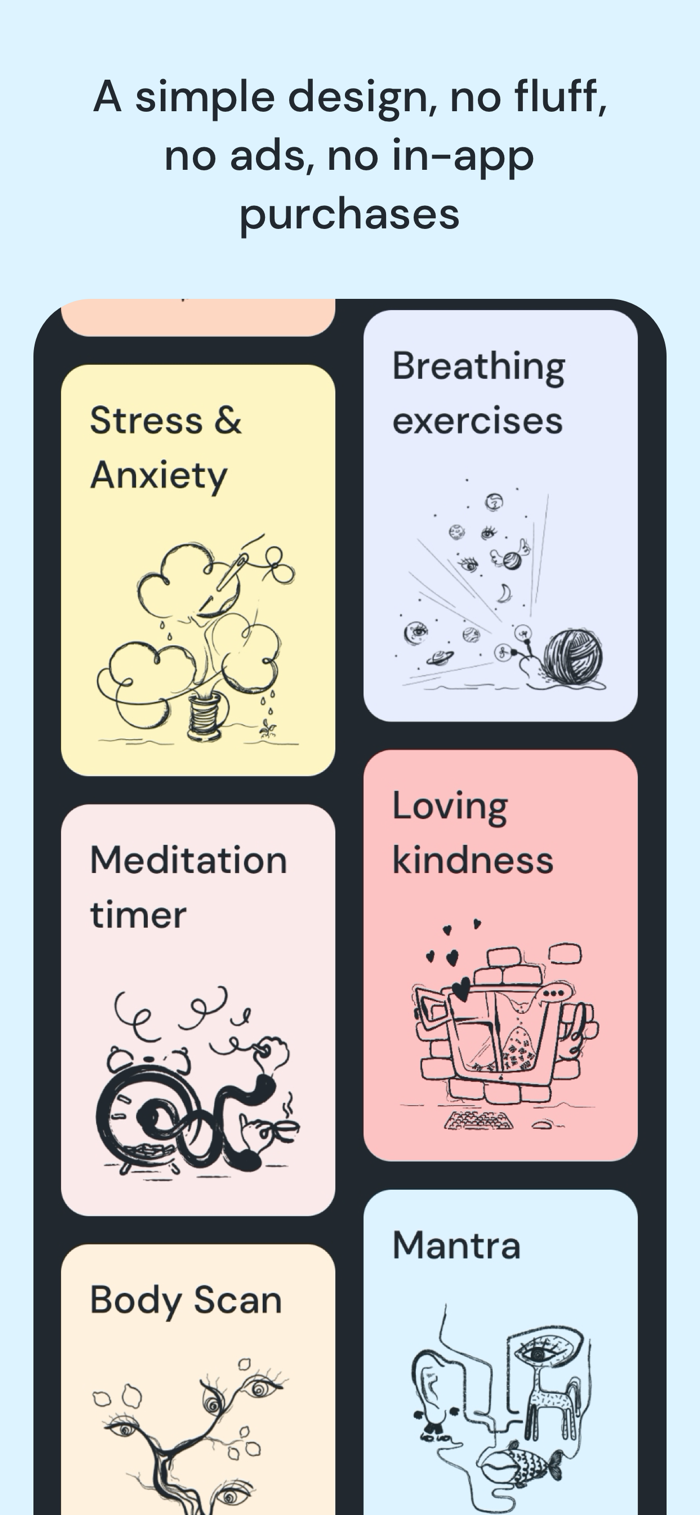 Medito - app screenshot