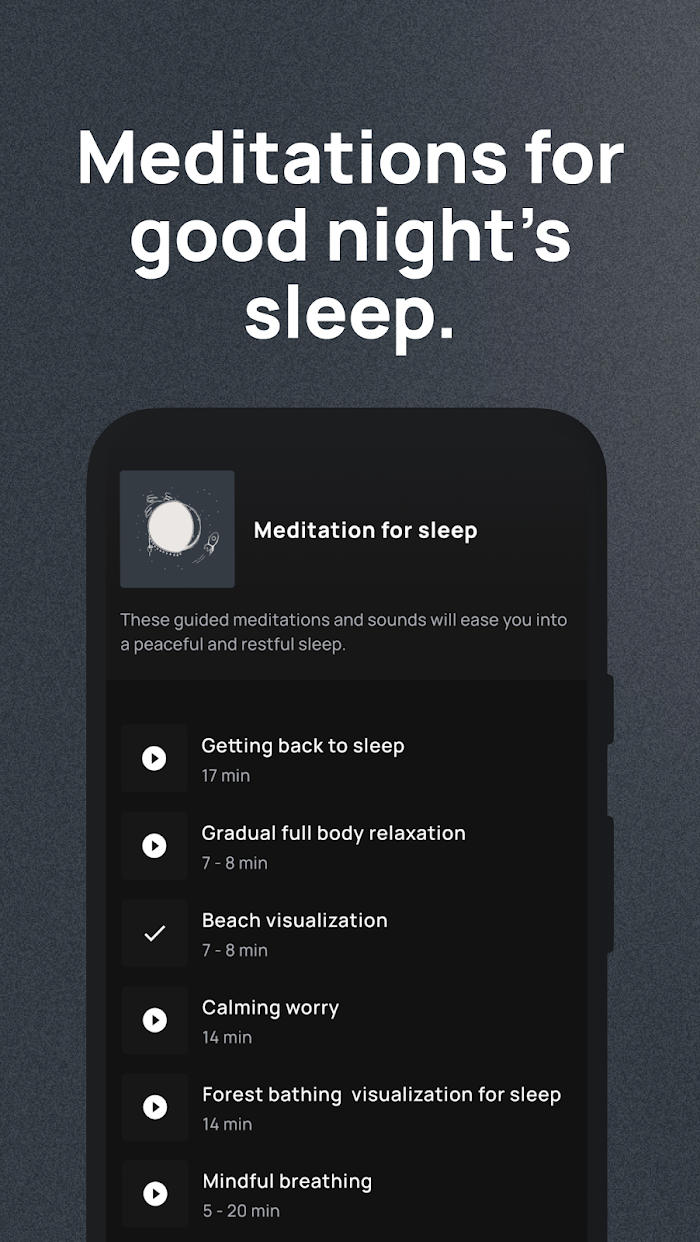 Medito - app screenshot