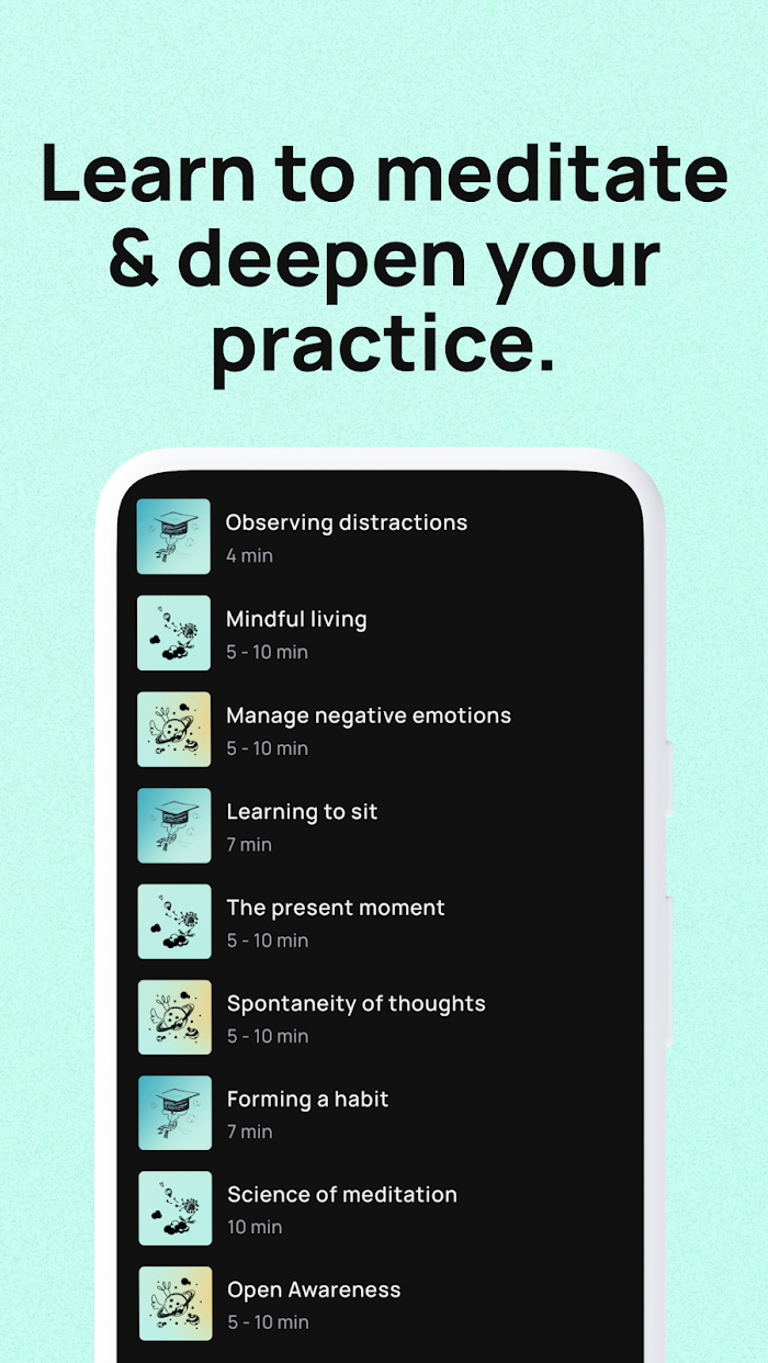 Medito - app screenshot