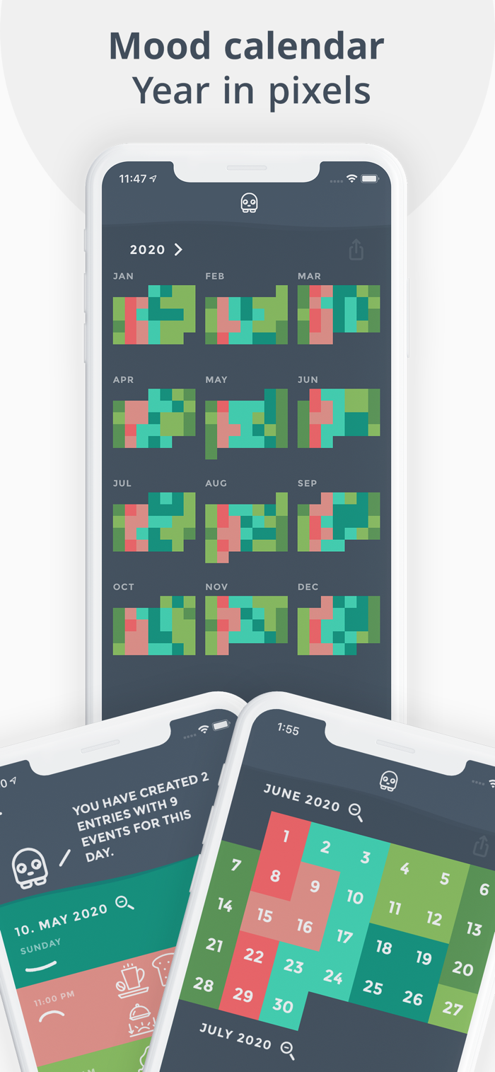 Moodistory - app screenshot