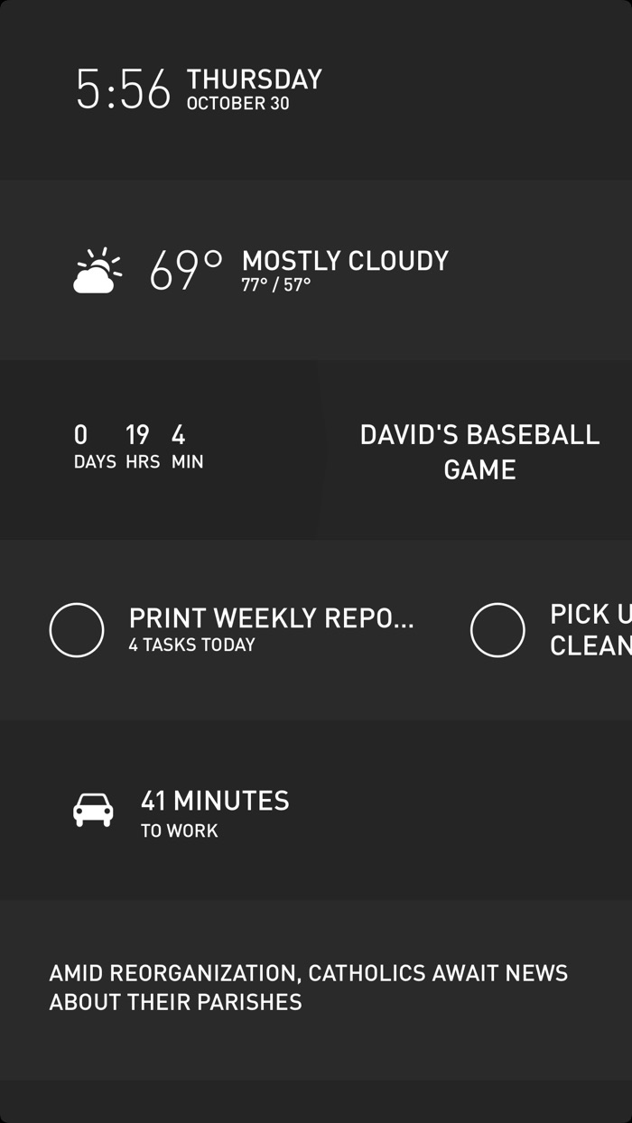 Morning - app screenshot