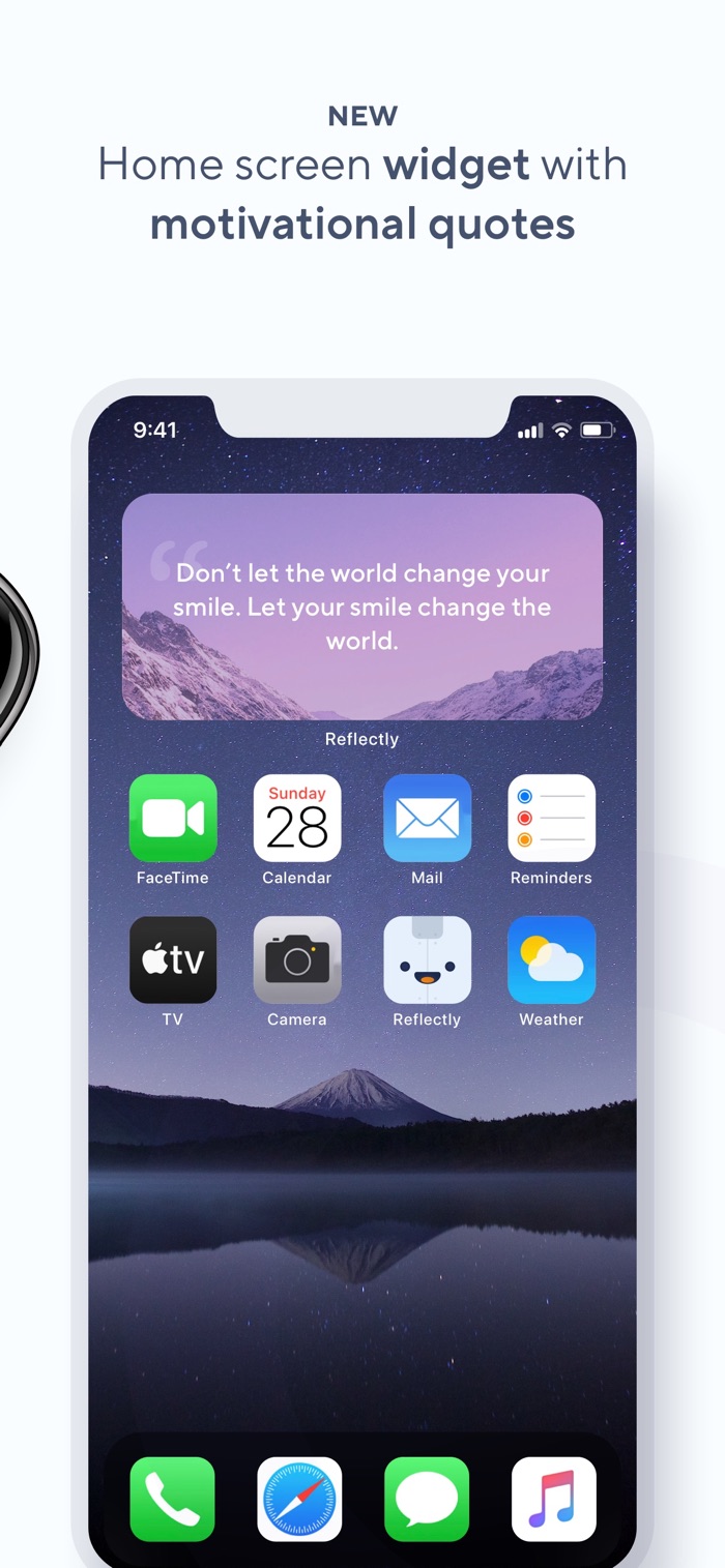 Reflectly - app screenshot
