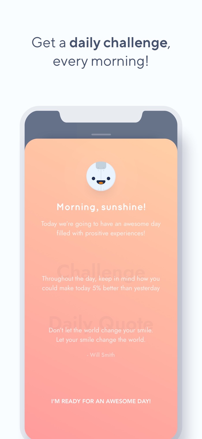 Reflectly - app screenshot