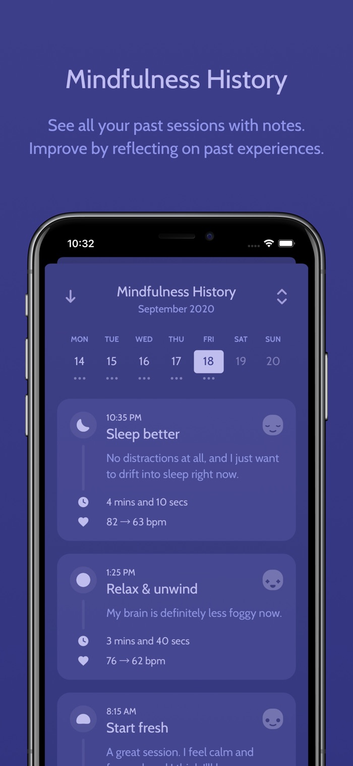Unwind - app screenshot