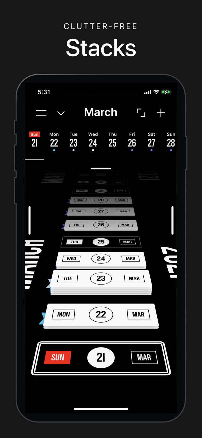 Vantage Calendar - app screenshot