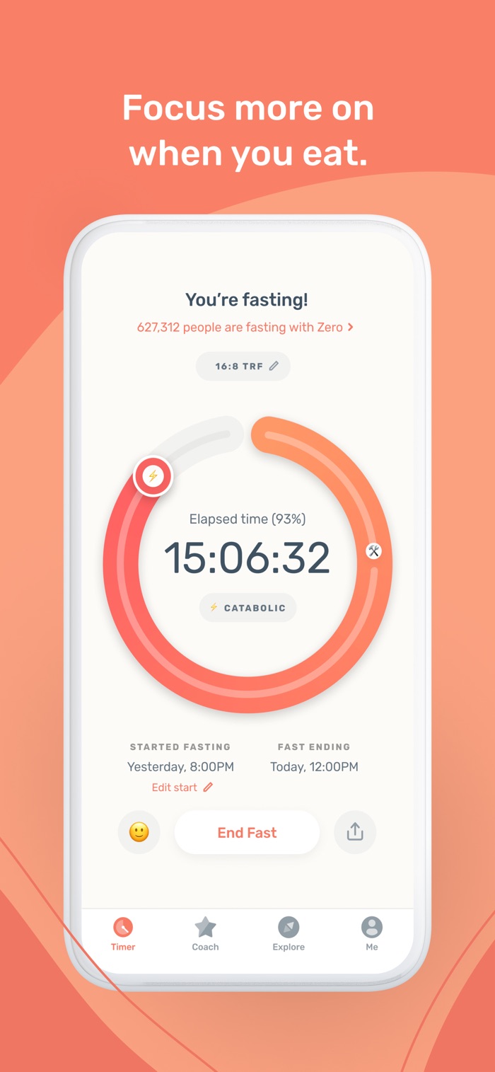 Zero - app screenshot